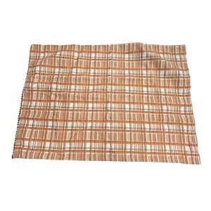 Autumn Hill Fall Plaid Tea‎ Towel Orange Brown Cotton Harvest Farmhouse Kitchen